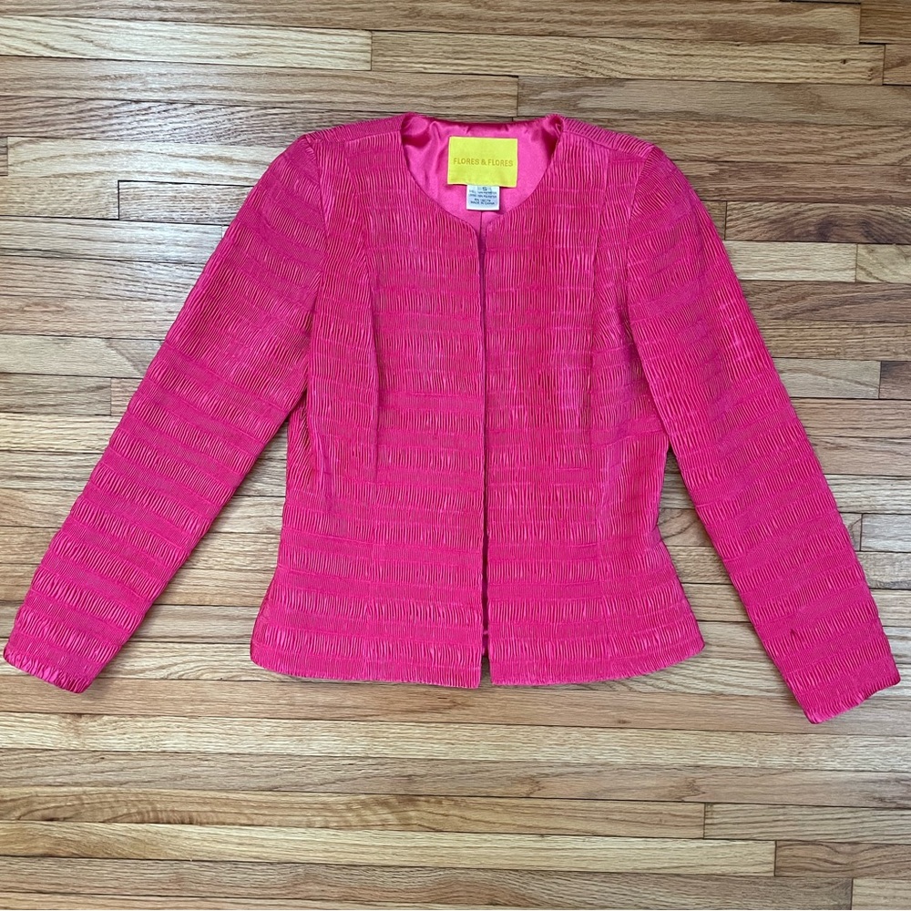Flores & Flores Hot Pink Blazer